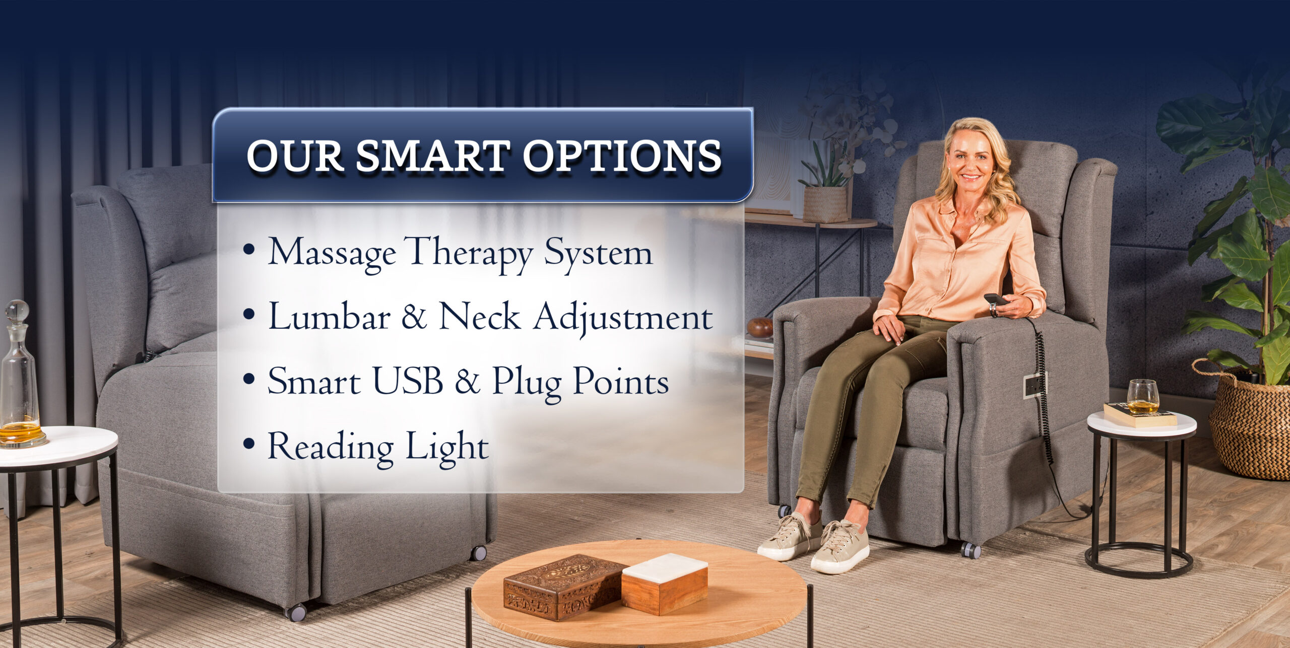 Willowbrook Riser Recliner Smart Options